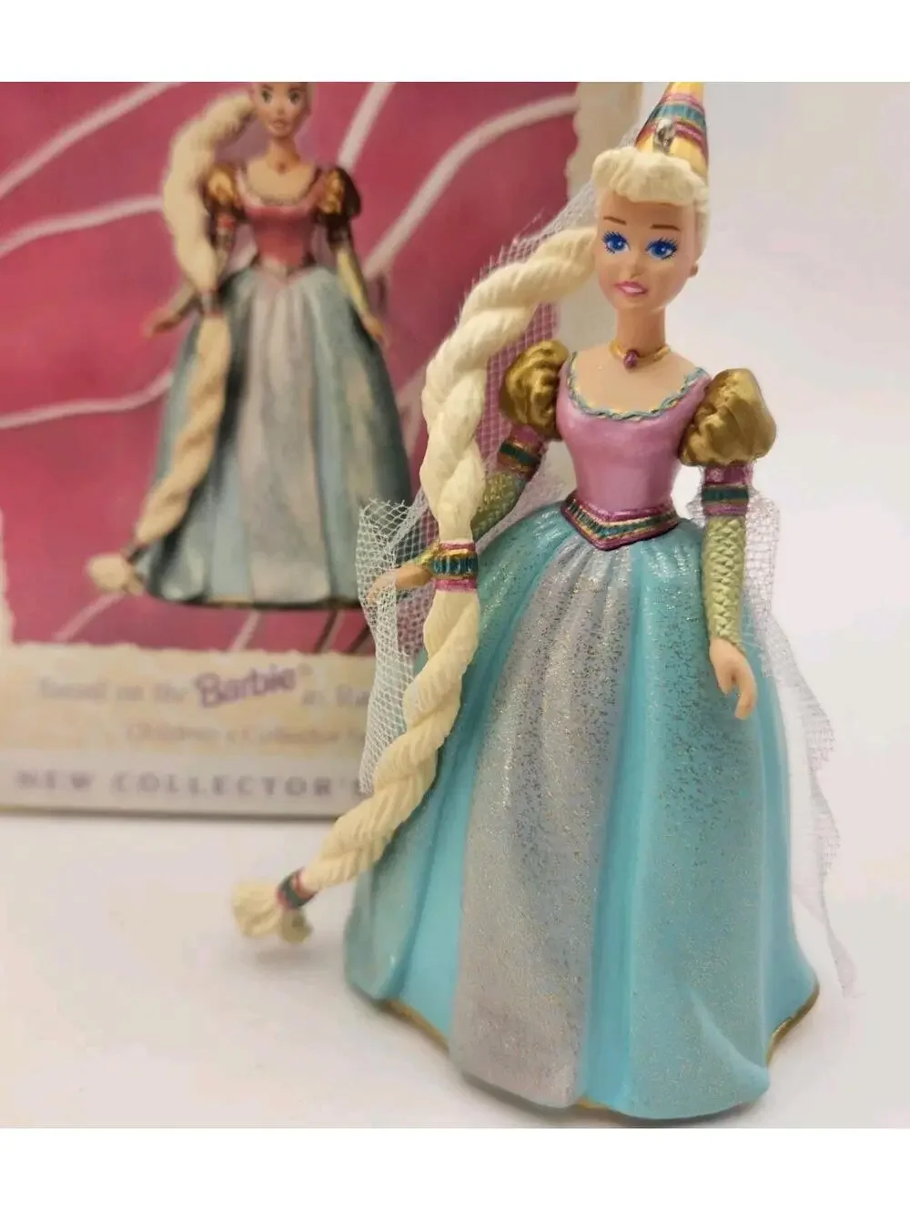 Lot Of 4 Hallmark Keepsake Ornaments 3 Barbie & Kelly + 1 Lighthouse Greetings